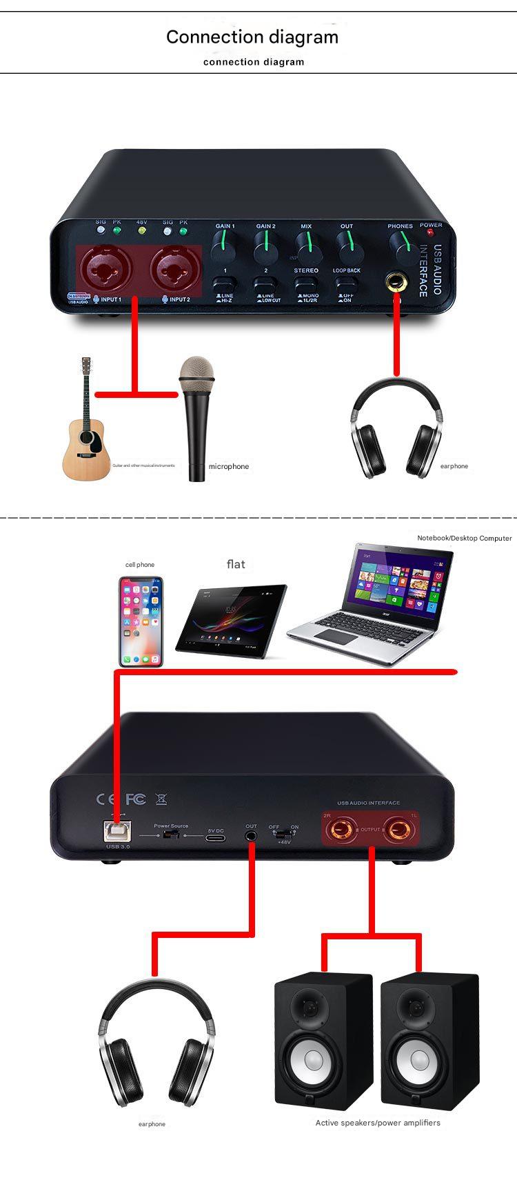 Compact audio recording device