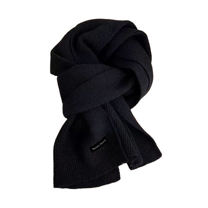 Trendy knitted scarf for couples