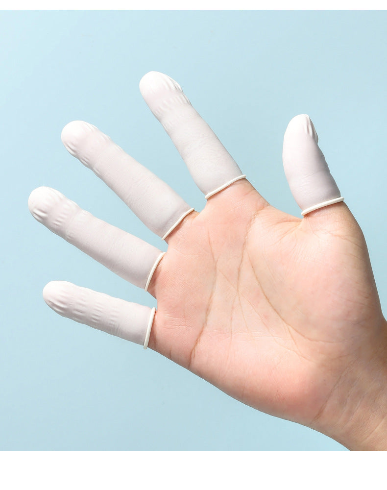 Disposable latex finger cots for beauty