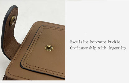 Stylish leather wallet in different colors