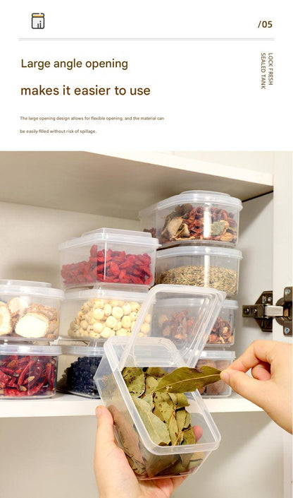 Multi-compartment spice container for easy access