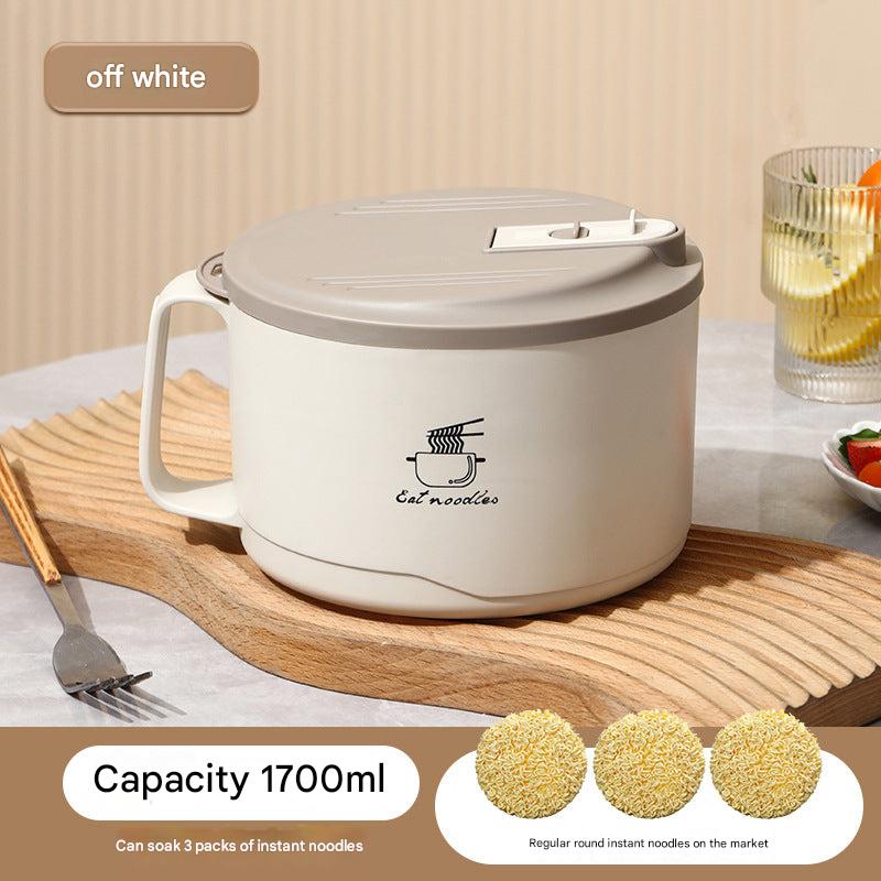 Compact storage stainless steel meal bowl