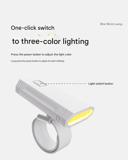 Mini USB Rechargeable LED Reading Clip Light with Adjustable Brightness
