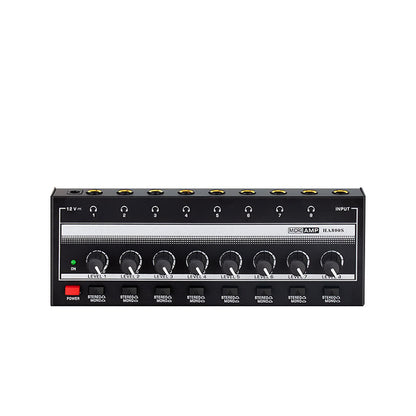 4-channel headphone amplifier detailed features