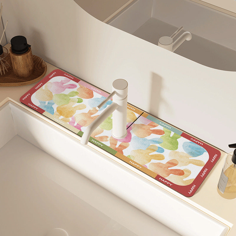 Silica Gel Water Tap Drain Mat Image 10