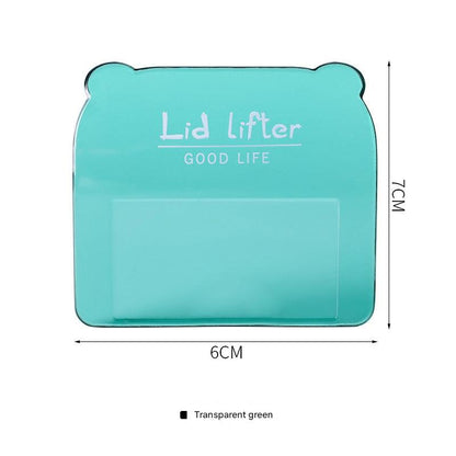 Toilet Lid Lifter in Transparent White