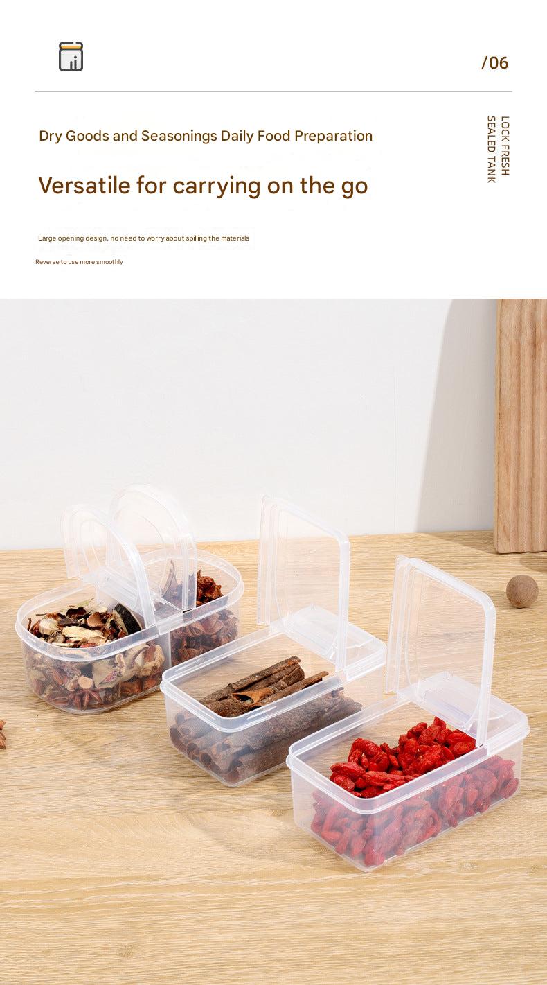 Compact spice storage for kitchen organization