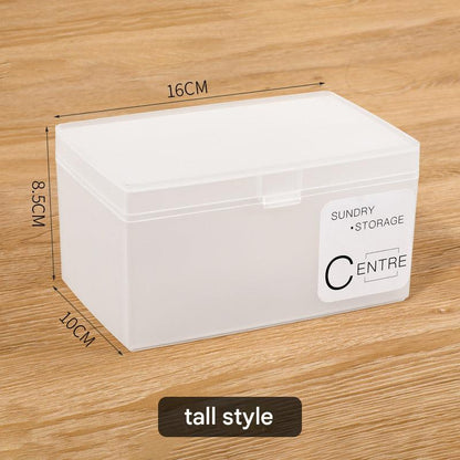 Lightweight plastic storage container for portable use