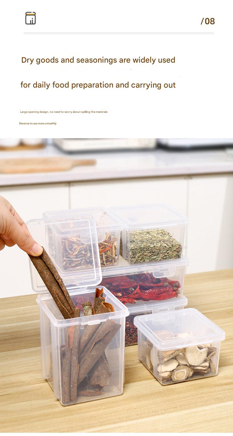 Airtight spice jar for kitchen organization
