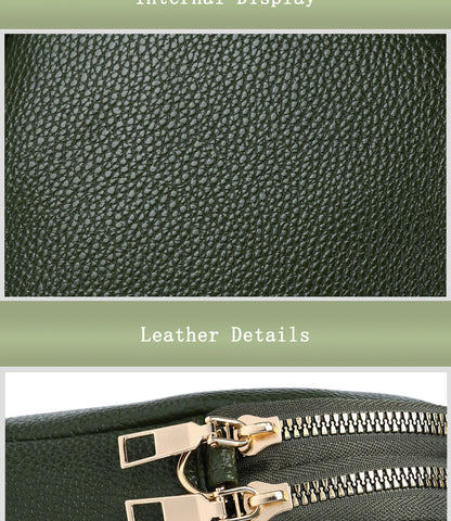 Chic Color-Block Mini Round Bag side view