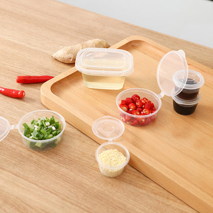 Clear disposable sauce container 50ml