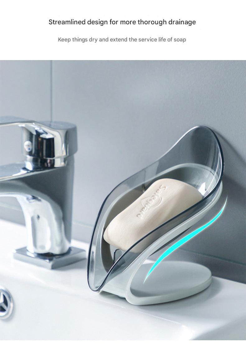 Water-Saving Leaf Soap Holder Image 2