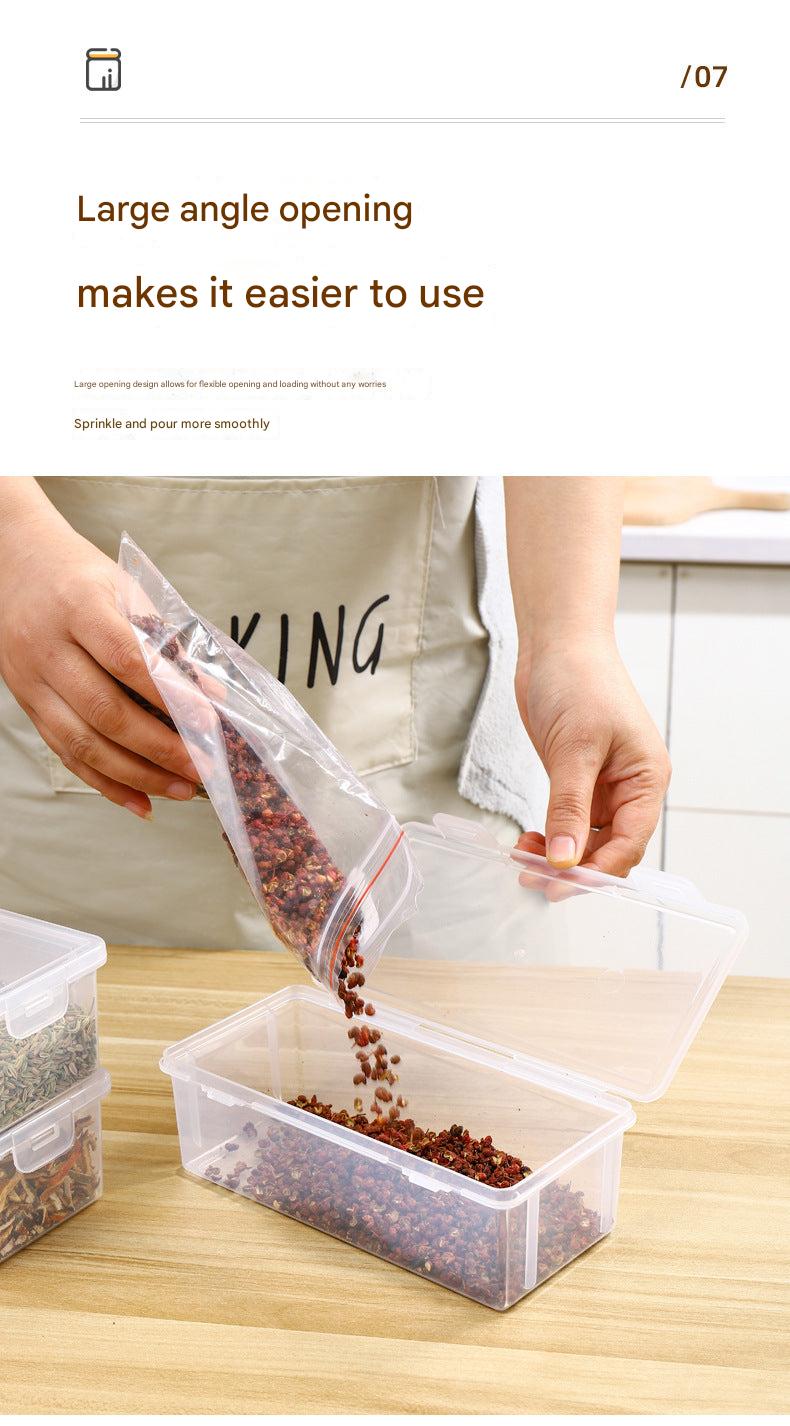 Modern square spice box design