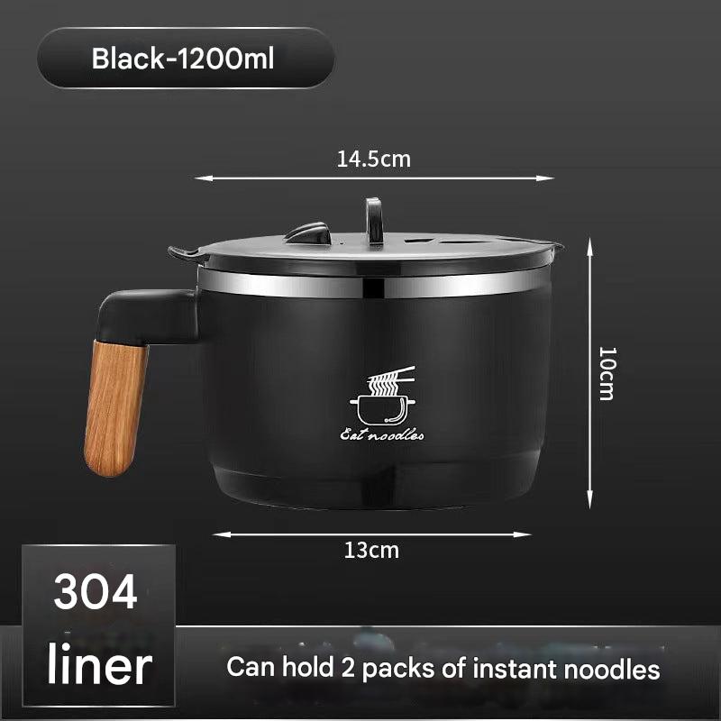 Stylish stainless steel bowl perfect for dorm life