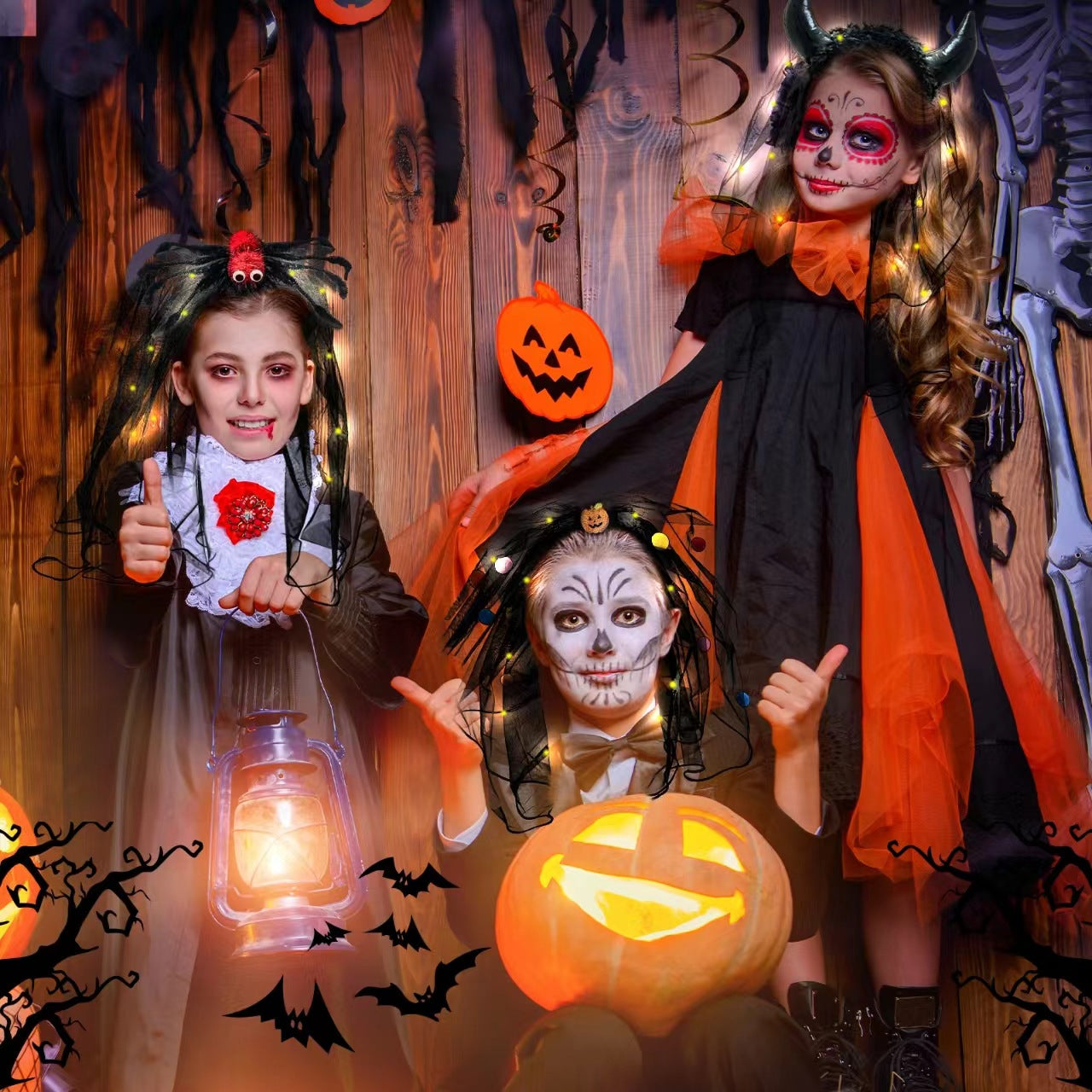 Whimsical Ghost Headband for Kids and Adults