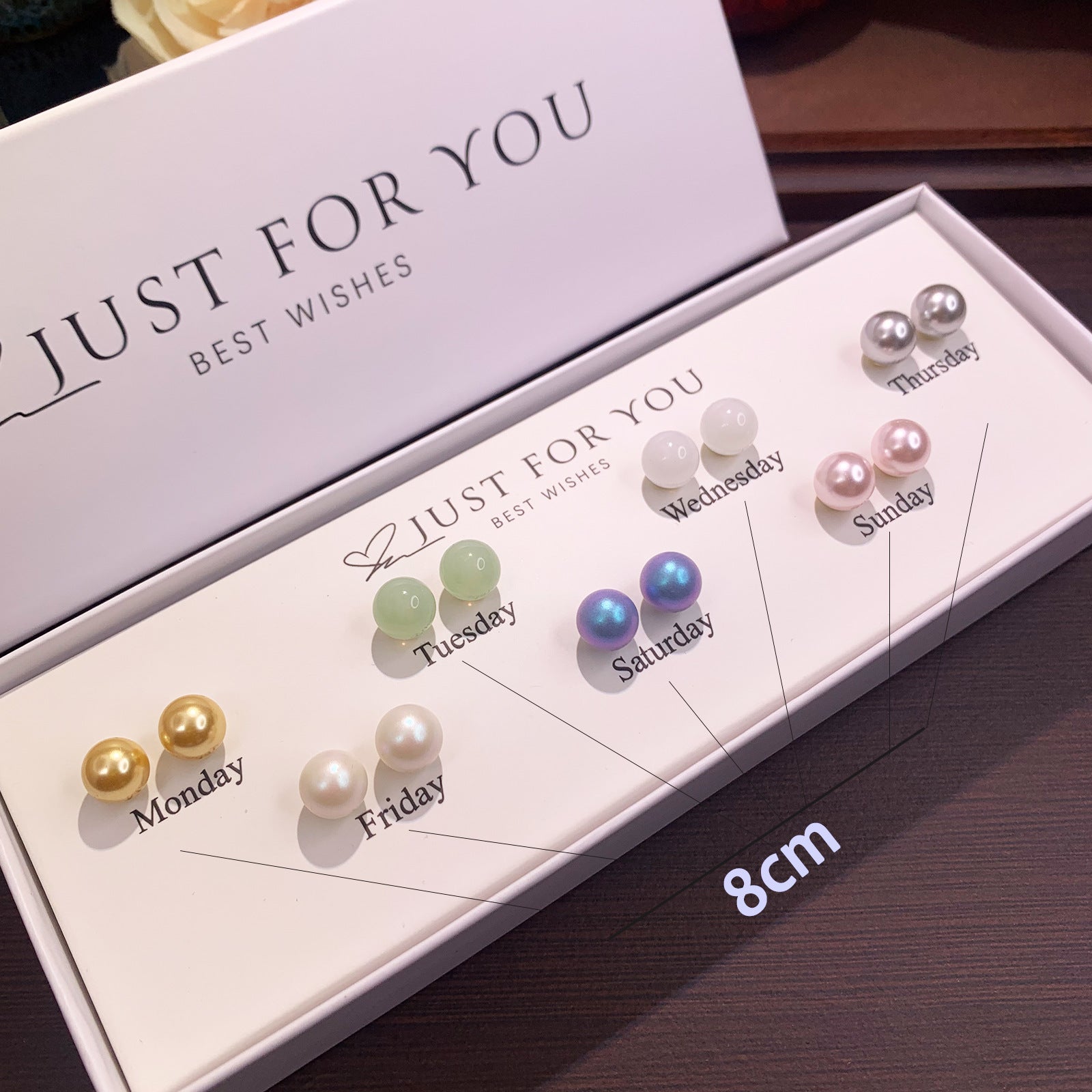 Heart-Shaped Earring Set