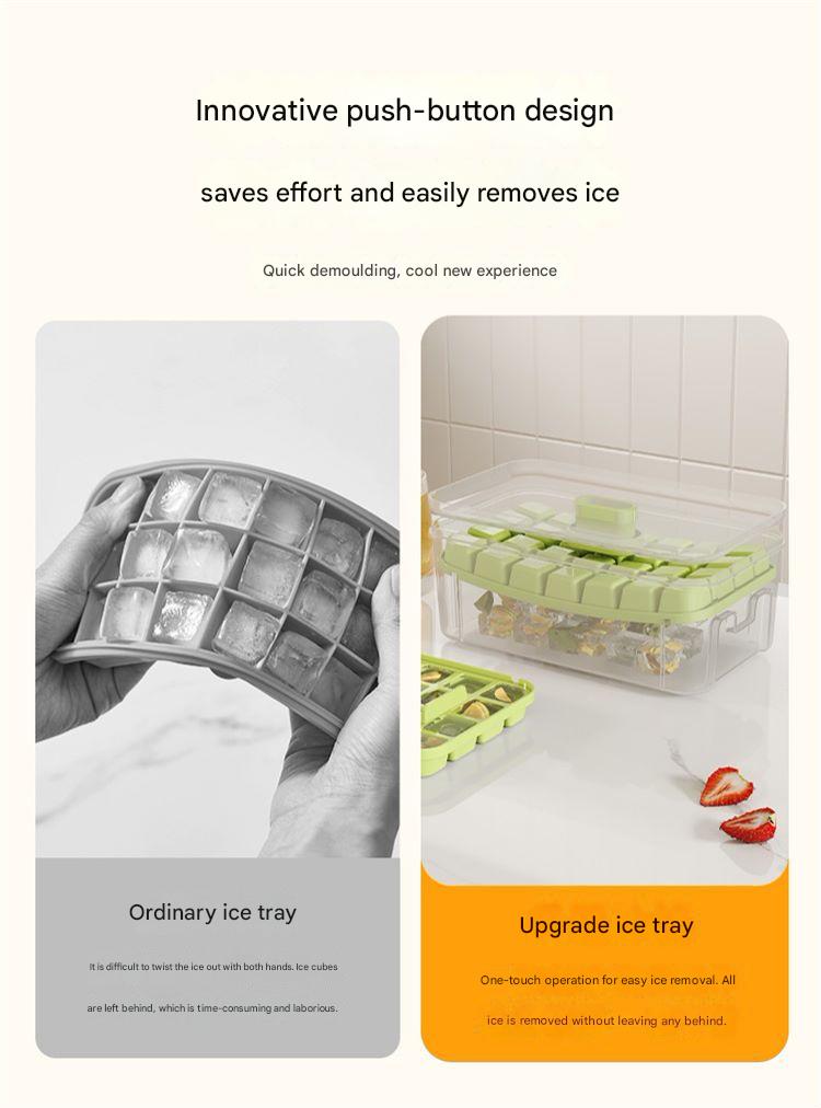 Easy Release Ice Cube Tray on a countertop