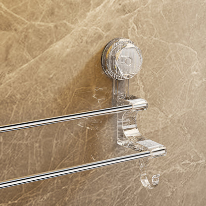 Dual-Pole Suction Towel Rack Image 8