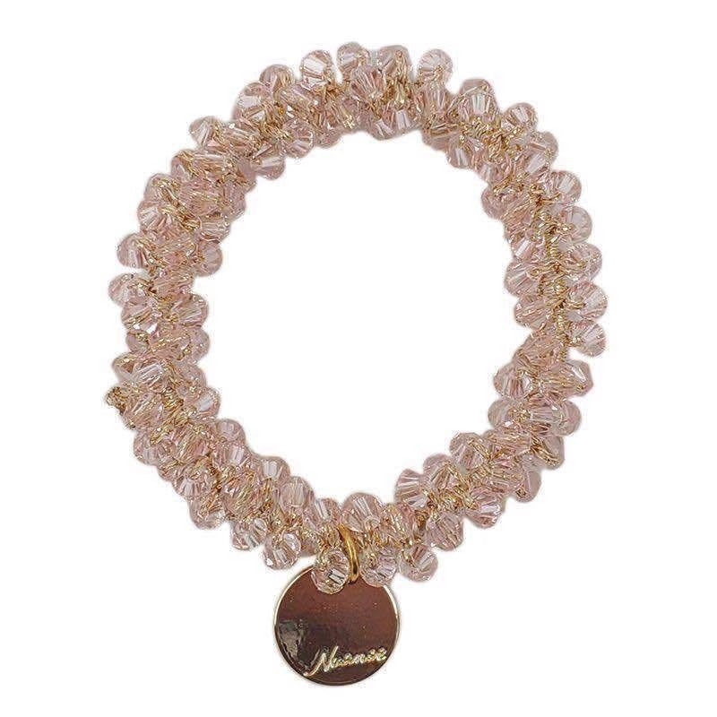 Chic Korean Pearl Hair Tie Bracelet Image 1