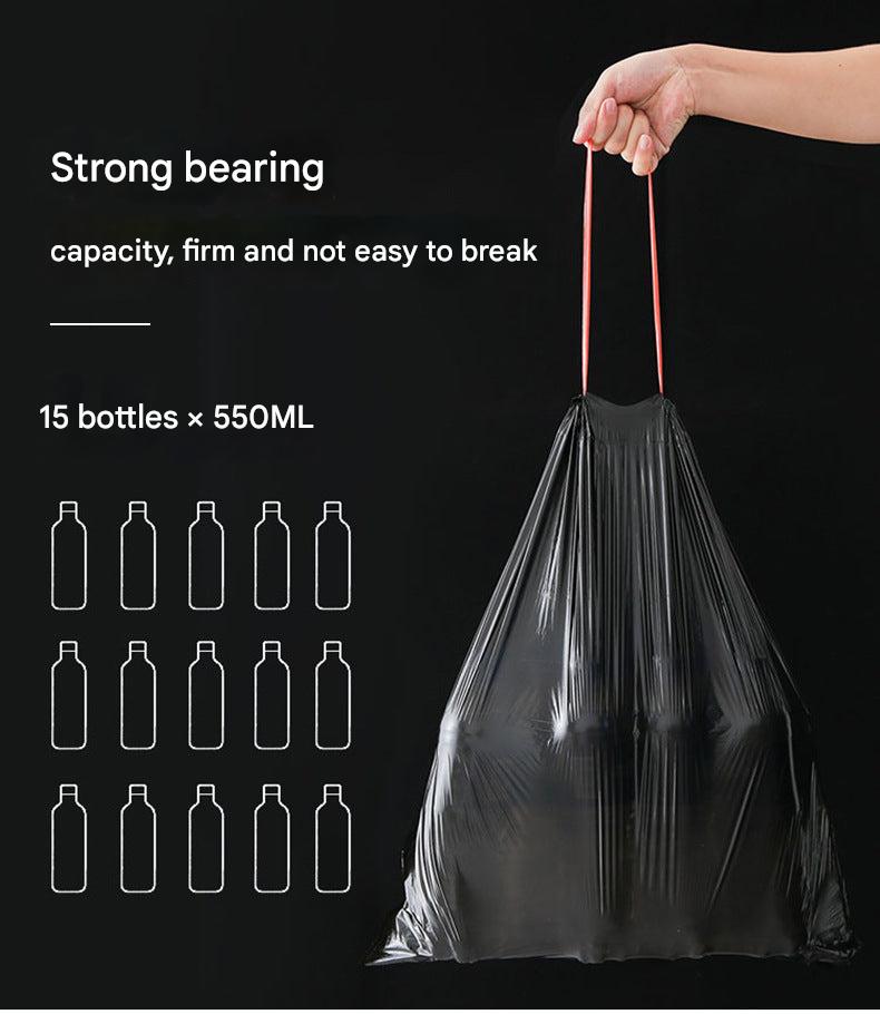 Mixed colors drawstring trash bags
