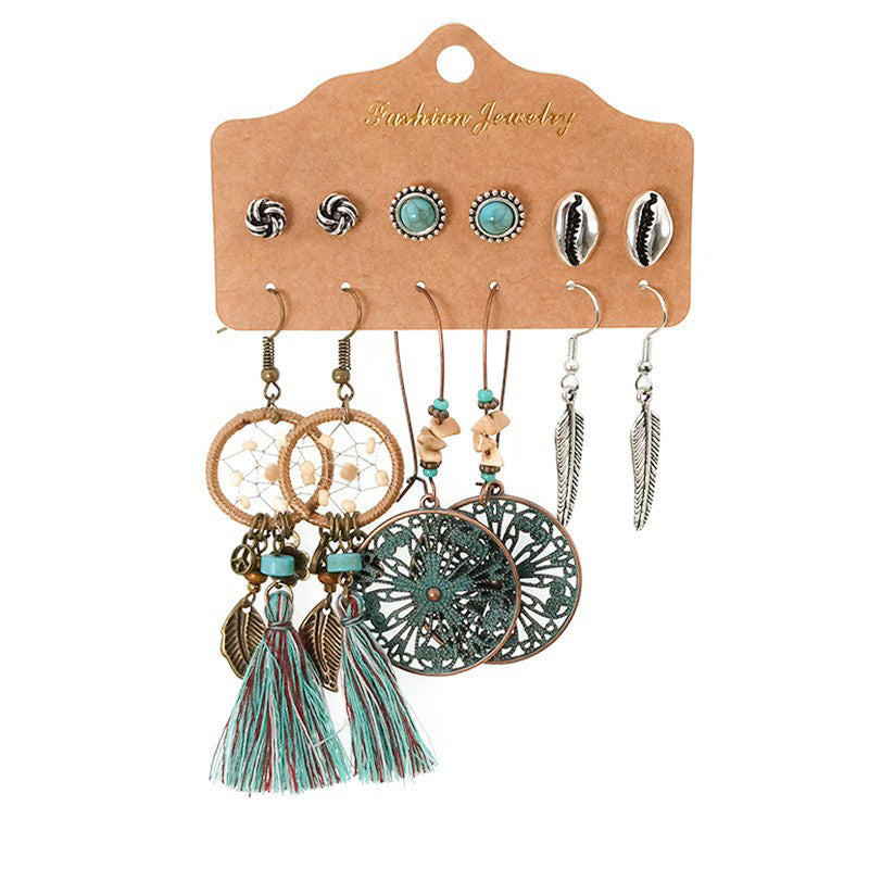 Lightweight Alloy Earrings Set