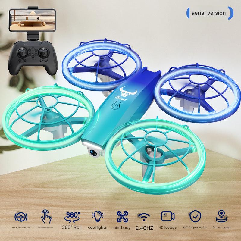 Kids operating SG500 drone outdoors