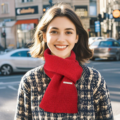 Couple scarf in red color