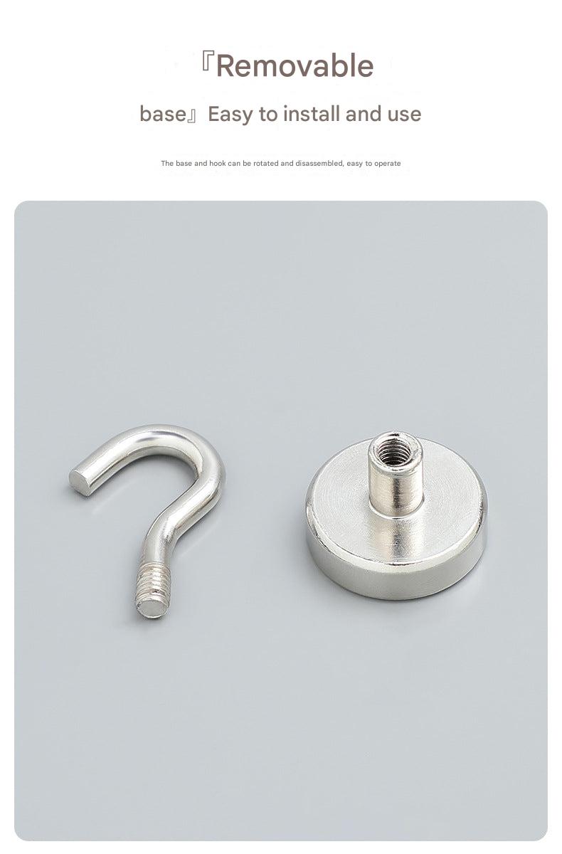 Set of two magnetic hooks in packaging