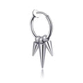 Steel Color Ear Clips 2.0*12 Triangular