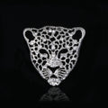 LX-5590 White K Leopard Head 4070604