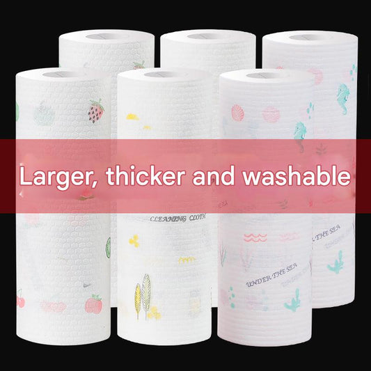 Convenient dual-use cleaning paper towels in action