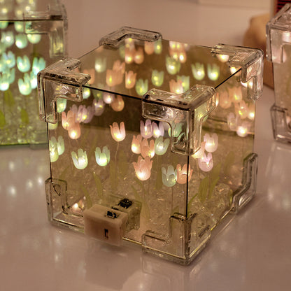 LED powered tulip lamp image 5