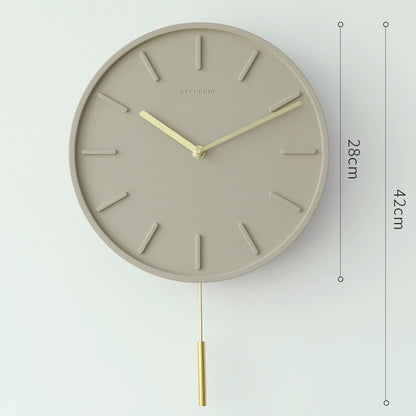 11 inch wall clock in contemporary interior