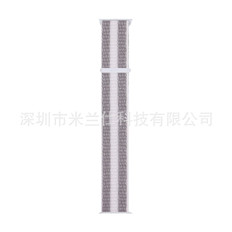 Nylon Sports Band for Apple Watch Series 1-9 & Ultra - Adjustable & Breathable with Velcro Closure