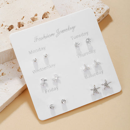 Korean pearl bow earrings image 7