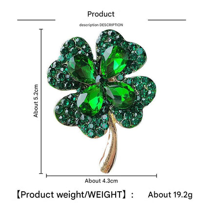 Stylish Cat Eye Gem Brooch for Women - Image 1