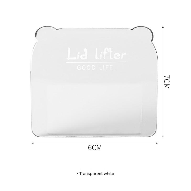 Toilet Lid Lifter in Transparent Green