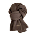 Couple's Steel Label Scarf [Coffee Color]