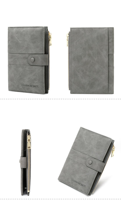 RFID passport holder in black