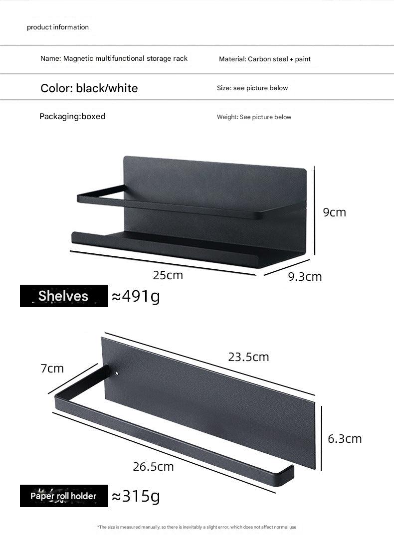 Magnetic kitchen organizer in use