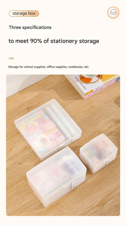 Lightweight plastic storage container for portable use