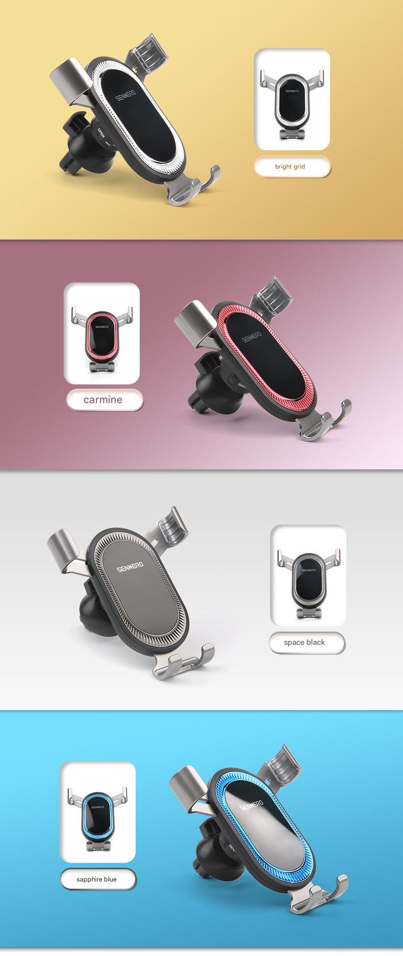 Different color options for car phone holder
