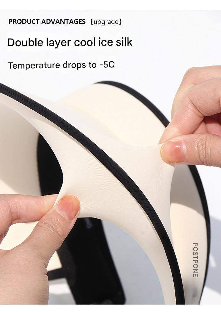 Women's sun protection hat with wide brim