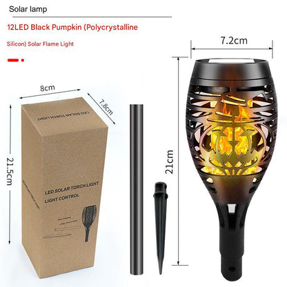 Beautifully designed solar torch for outdoor use