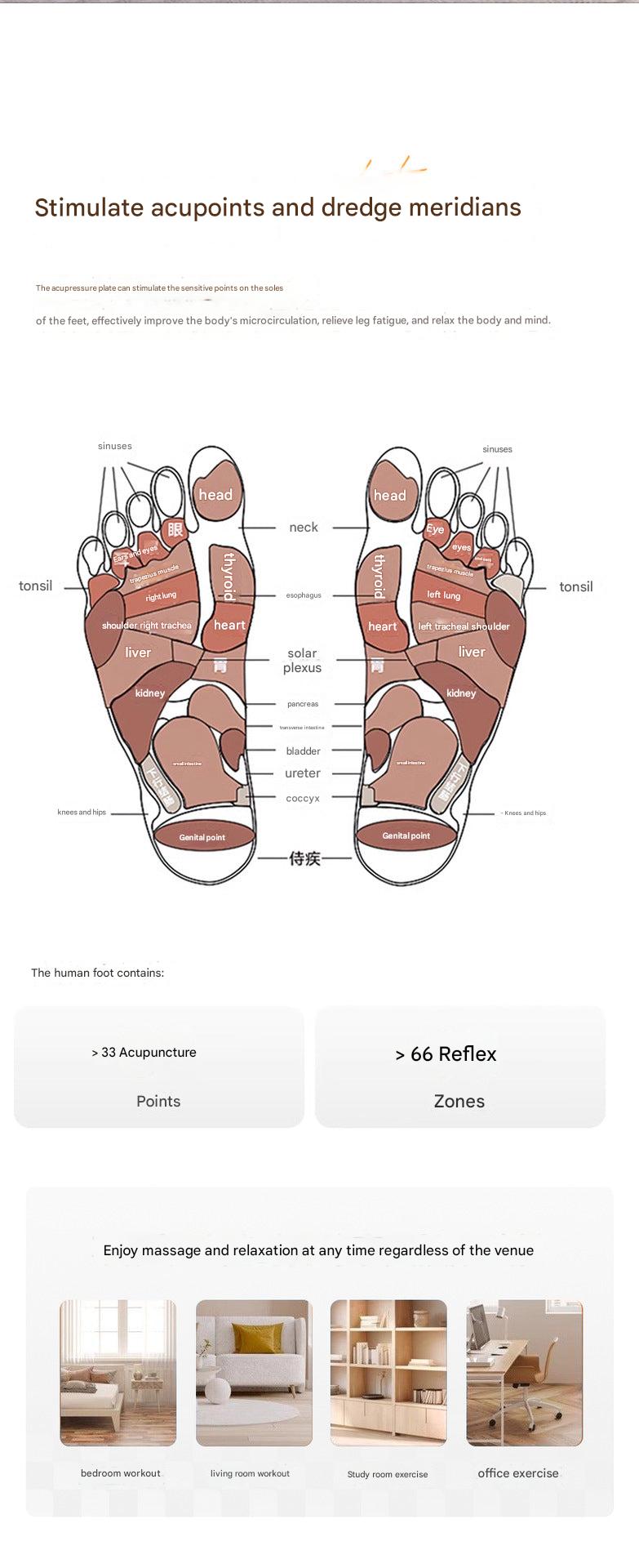 Dual-Sided Comfortable Acupressure Mat Image 3