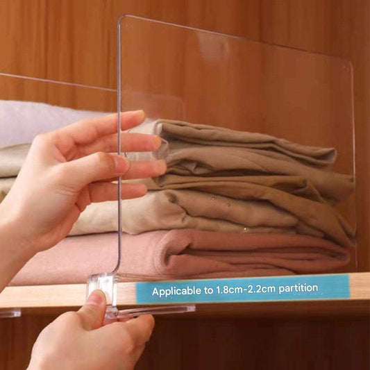 Transparent acrylic shelf organizer image 5