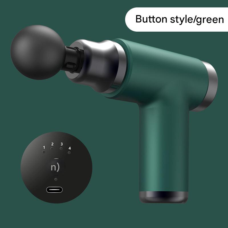 Image of the Portable Electric Massage Gun in Dark Night Black