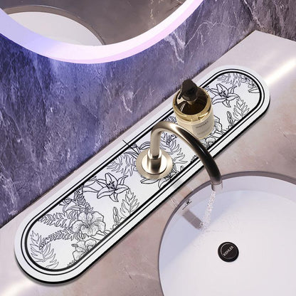 Silica Gel Water Tap Drain Mat Image 2