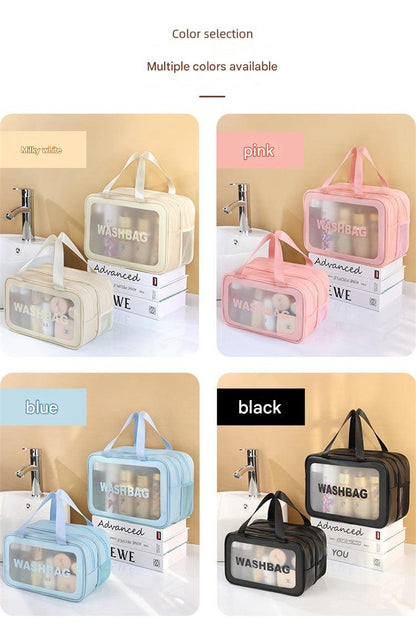 Portable PVC Makeup Organizer in Pink