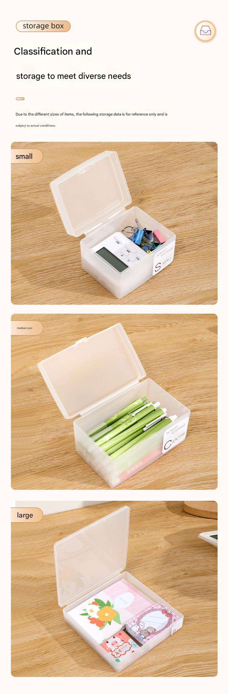 Versatile jewelry organizer in clear plastic